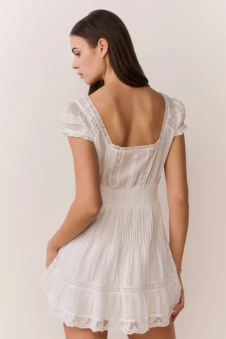 Edena Dress in White