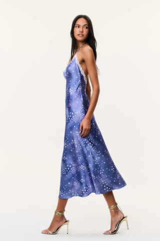 Evania Dress in Sapphire Haze