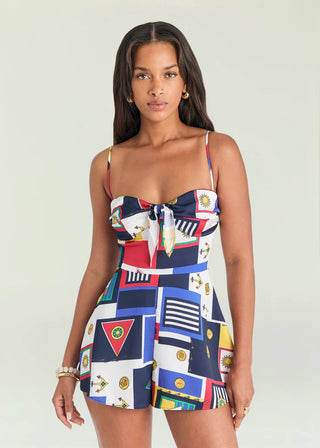 Laurell Romper in Regatta