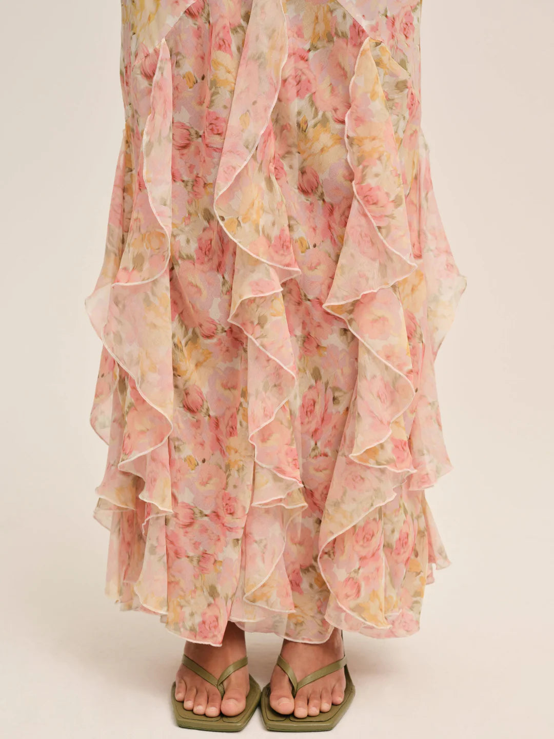 Elea Maxi Dress in Peach – Cattivo Elea Maxi Dress in Peach – Cattivo