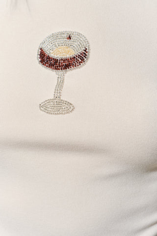 Espresso Martini Beaded Top