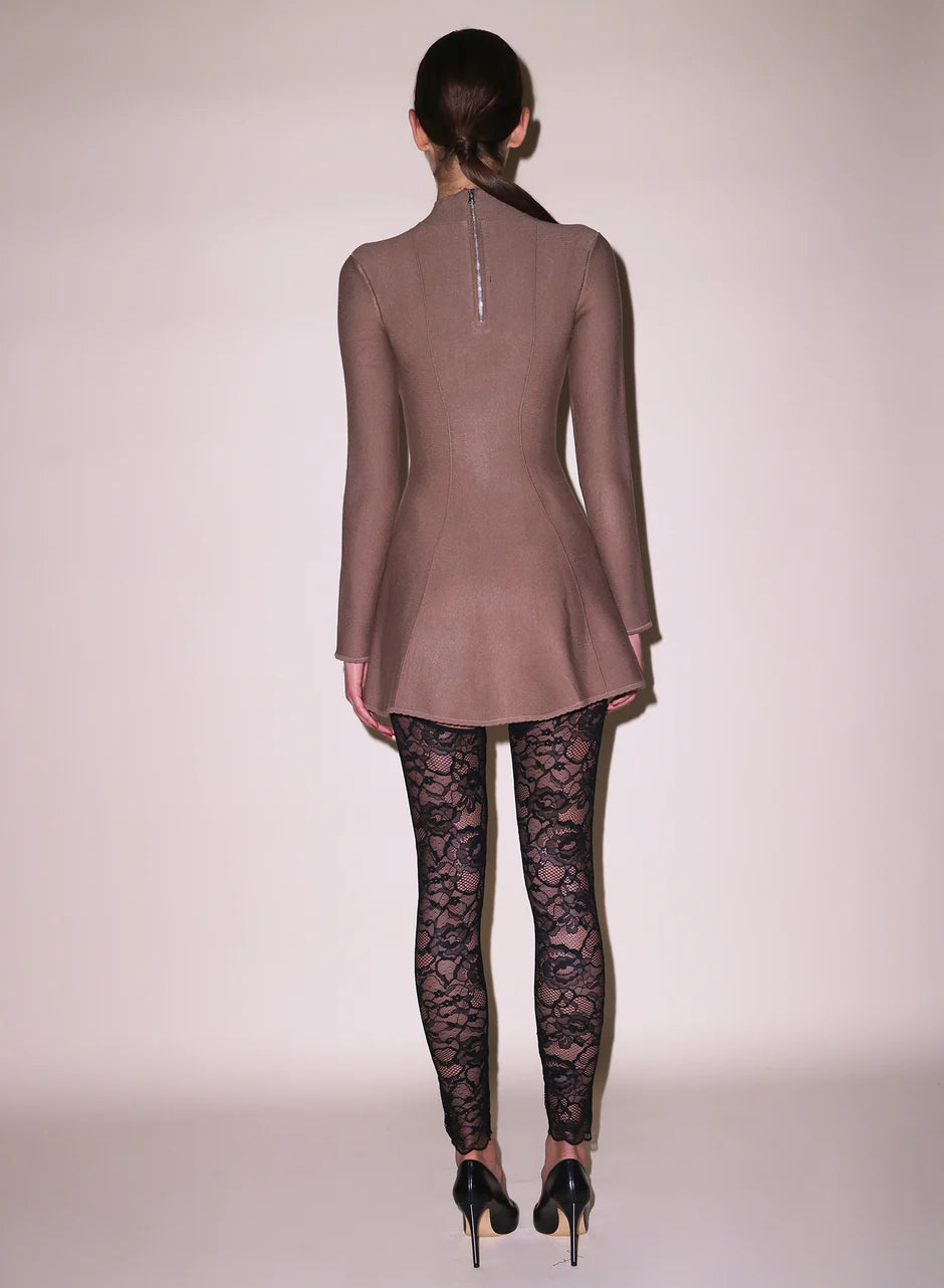 Knit Long Sleeve Corset Dress by Fleur Du Mal Cattivo Knit Long Sleeve Corset Dress by Fleur Du Mal Cattivo