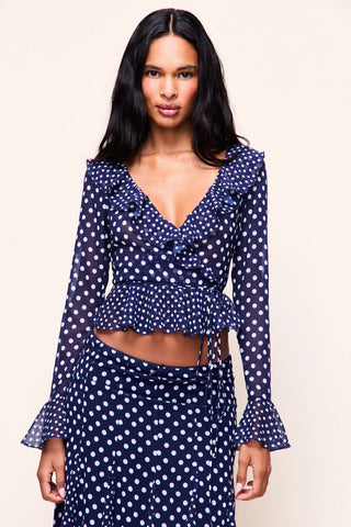 Mallorca Ruffle Wrap Top