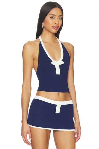Caroline Top in Navy