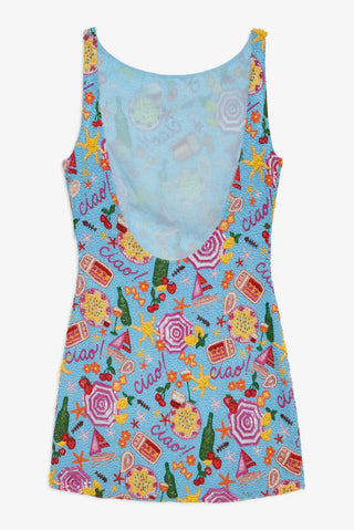 Ciao Beaded Mini Dress