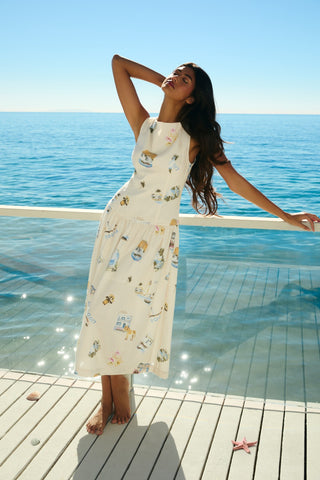 Postcards from the Coast Midi Dress
