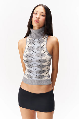 Hana Sleeveless Turtleneck