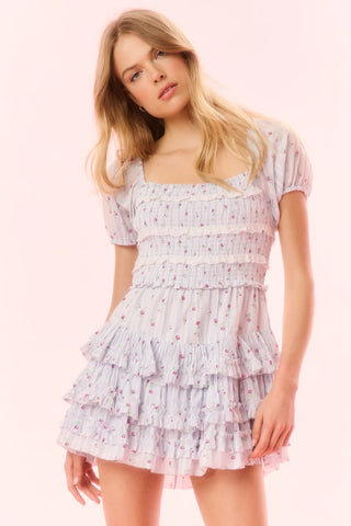 Fellows Dress in Coastline Blue