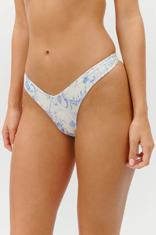 Brittany Satin Micro Bikini Bottom