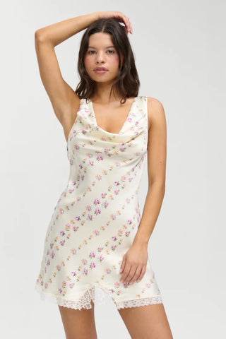 Chloe Silk Mini Dress