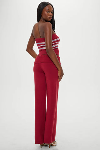 Dawson Cloud Knit Pant in Rosewood