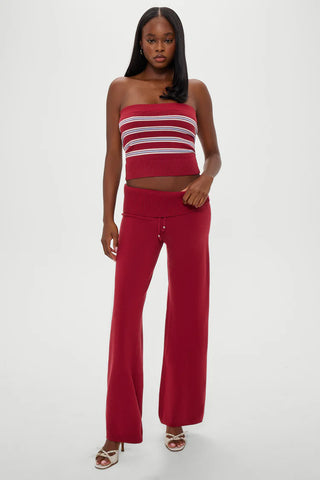 Dawson Cloud Knit Pant in Rosewood
