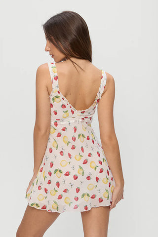 Dreamer Chiffon Mini Dress in Amalfi