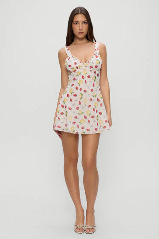 Dreamer Chiffon Mini Dress in Amalfi
