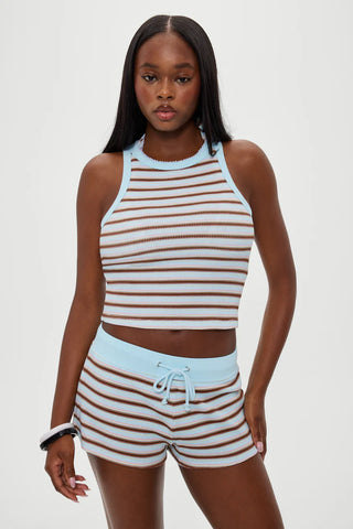 Noah Thermal Shorts in Verona Stripe