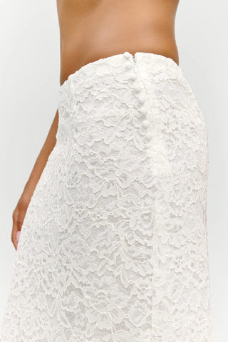 Honeymoon Lace Midi Skirt