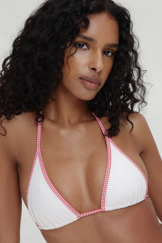 Paradise Halter Bikini Top in Weekend at the Farm