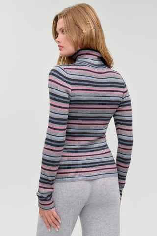 Tucker Cloud Knit Turtleneck Sweater in Rain Puddle