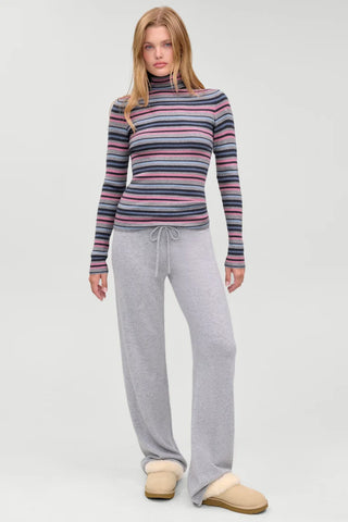Tucker Cloud Knit Turtleneck Sweater in Rain Puddle