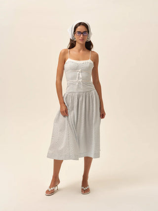 Georgia Gingham Midi Dress