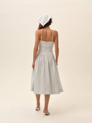 Georgia Gingham Midi Dress