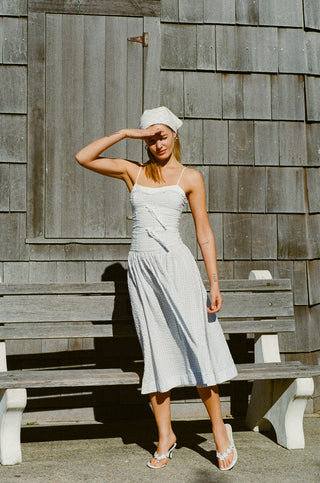 Georgia Gingham Midi Dress