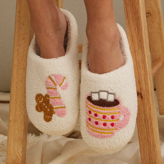 Gingerbread Man Slippers