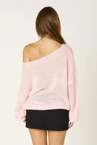 Girl in the Bubble Sweater