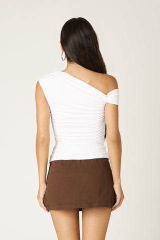 Goodnight Mini Skirt in Chocolate