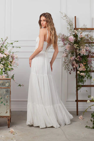 V. Chapman The Gwen Dress in White – Cattivo