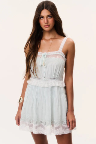 Hadlee Dress in Eau De Nil