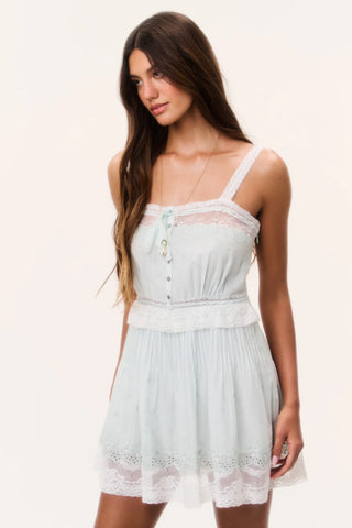 Hadlee Cotton Lace Trimmed Dress