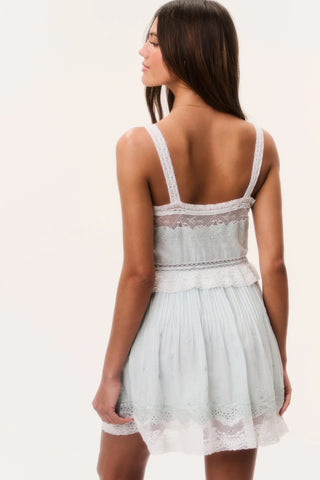 Hadlee Cotton Lace Trimmed Dress