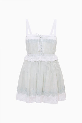 Hadlee Dress in Eau De Nil