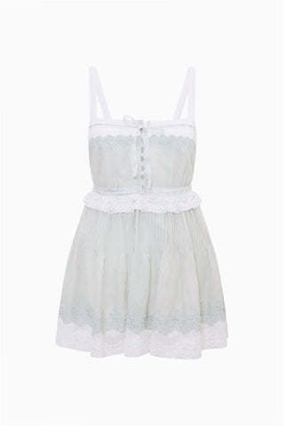 Hadlee Cotton Lace Trimmed Dress