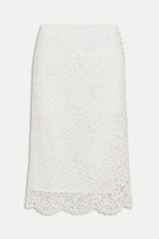 Honeymoon Lace Midi Skirt