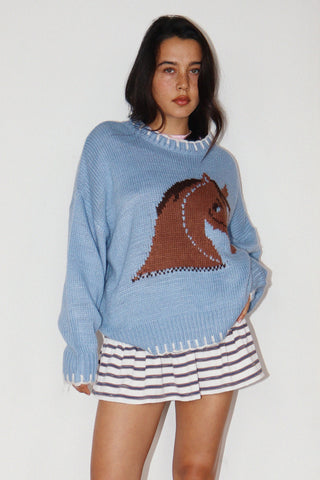 Horse Stitched Sweater
