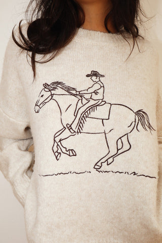 Horsing Around Crewneck