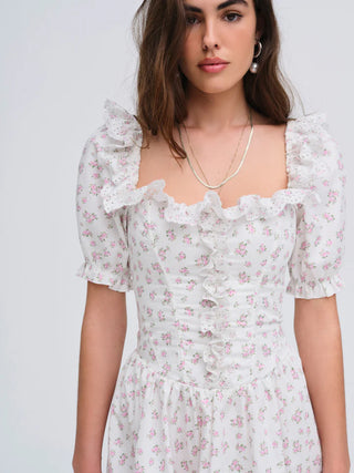 For Love & Lemons Noam Mini Dress