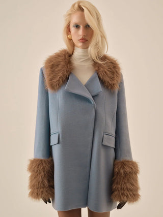Jackie Coat in Blue
