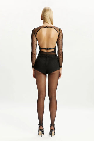 Jayla Vegan Suede Mini Short