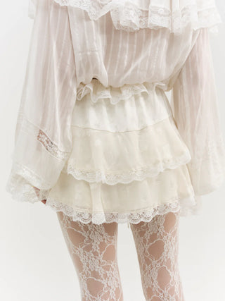 Jeanne Jacquard Mini Skirt