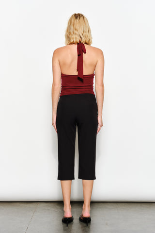 Juliana Ruffle Halter Neck Top