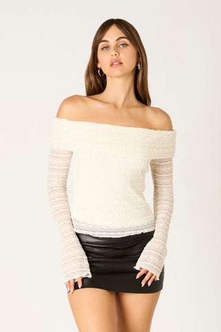 Just A Taste Off-Shoulder Top