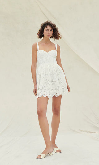 Saylor Kiarra Dress in White