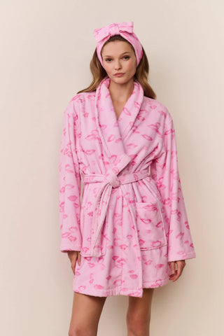 Kiss Print Indie Robe