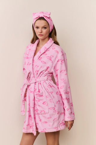 Kiss Print Indie Robe
