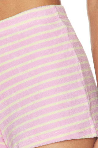 Veluna Shorts in Lemon Rose