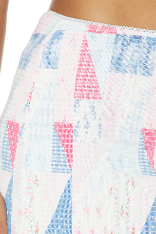 Arwen Patchwork Swim Skirt