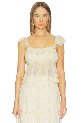 Siena Top in Sweet Jasmine